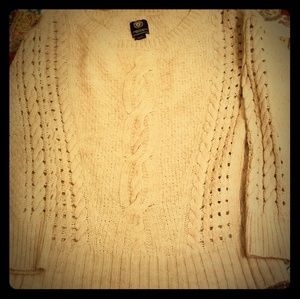 American Eagle thick fisherman's sweater